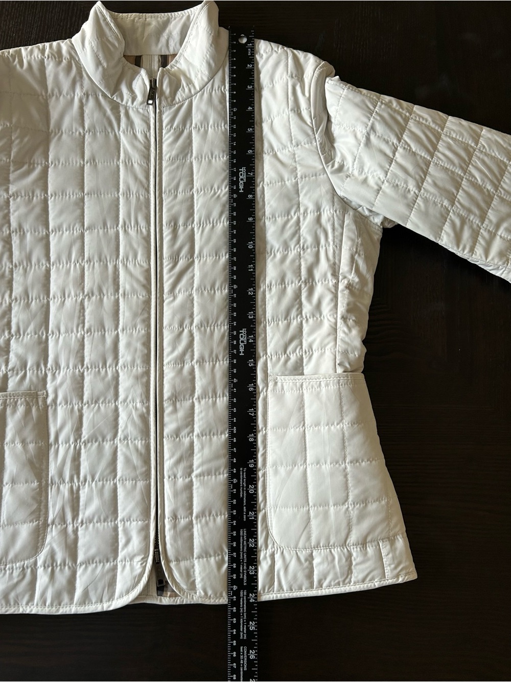 BURBERRY QUILTED NOVA CHECK JACKET SIZE 6 - Picture 12 of 12